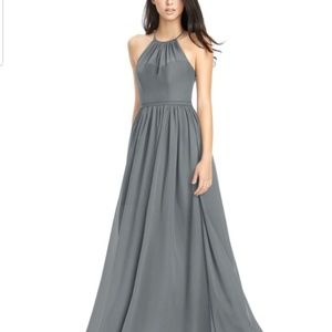 Steel Grey Bridesmaid Dress